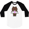 brown 3/4 Sleeve Shirt