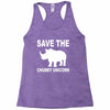 chubby unicorn Racerback Tank