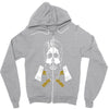 lumberjack skull Zipper Hoodie