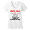 Cancer Woman Women's V-Neck T-Shirt