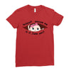 June Peeking Out Baby Girl Ladies Fitted T-Shirt