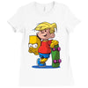 bart simpson Ladies Fitted T-Shirt