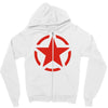 military starfunny retro army war vietnam usa britain fashion Zipper Hoodie