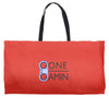gone gamin logo Weekender Totes