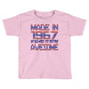 made in 1967 50 years of being awesome Toddler T-shirt