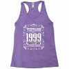 vintage made in 1999 perfectly aged a living legend Racerback Tank