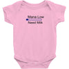 gaming mana low need milk Baby Onesie