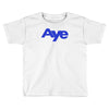 vote aye for scotland scottish yes independence Toddler T-shirt