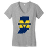 Indiana for Michigan - Limited edition Women's V-Neck T-Shirt