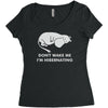 retro hippohibernating Women's Triblend Scoop T-shirt