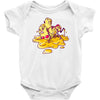 hot macs wrestling in cheese Baby Onesie
