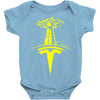 tees for the tesla museum! Baby Onesie