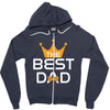 The Best Dad Zipper Hoodie