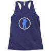 blue cid wave lock Racerback Tank