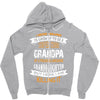 Super Cool Grandpa Of A Freaking Awesome Granddaughter Zipper Hoodie