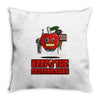 apple keeps the doctors away Throw Pillow