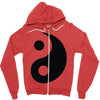 yin yang Zipper Hoodie