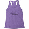 Alcohol Is A Solution Racerback Tank