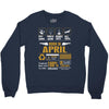 Born April  Multitasking Problem Solving Tees Crewneck Sweatshirt