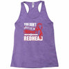 you dont scare me i married a redhead Racerback Tank