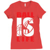 ball is life funny sports Ladies Fitted T-Shirt