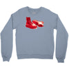 red skinhead bovver boots ideal birthday gift or present Crewneck Sweatshirt