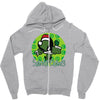 santa claws Zipper Hoodie