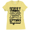 This Girl Is Taken By A Super Sexy September Boyfriend Ladies Fitted T-Shirt