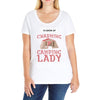 camping lady Ladies Curvy T-Shirt
