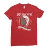 dragons are a girl's best frien Ladies Fitted T-Shirt