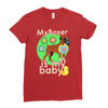 my boxer is my baby1 Ladies Fitted T-Shirt
