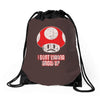 i don't wanna grow up Drawstring Bags