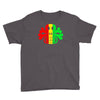 rasta skull and crossbones reggae dub club rave Youth Tee