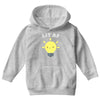 lit af kawaii light bulb Youth Hoodie
