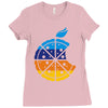 pizza! pizza! Ladies Fitted T-Shirt