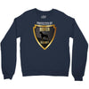 protected by boxer security Crewneck Sweatshirt