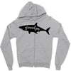 Grandpa Shark Zipper Hoodie