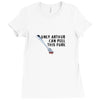 13. pull this fork please 012 Ladies Fitted T-Shirt