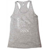 rabbit duck white Racerback Tank