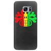 rasta skull and crossbones reggae dub club rave Samsung Galaxy S7 Edge