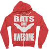 bats are awesome Zipper Hoodie