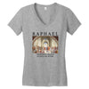 Raphael Scuola Di Atene Women's V-Neck T-Shirt