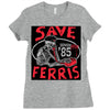 save ferrıs Ladies Fitted T-Shirt