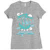never grow up Ladies Fitted T-Shirt
