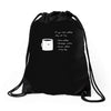 if you like coffee Drawstring Bags