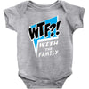 WTF! WİTH THE FAMILY Baby Onesie