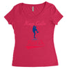 keep calm and pitch on Women's Triblend Scoop T-shirt
