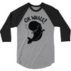 oh whale! 3/4 Sleeve Shirt