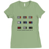 WE DON'T BELIEVE WHAT'S ON TV Ladies Fitted T-Shirt