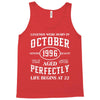 legends were born in october genuıne 1996 qualıty one kind of aged l Tank Top